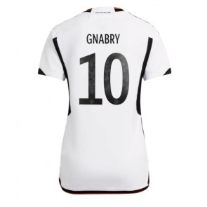 Maillot de foot Allemagne Serge Gnabry #10 Domicile Femmes Monde 2022 Manches Courte
